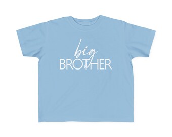 Camiseta para niños pequeños de Gran Hermano / Camisa / Anuncio de bebé / Nuevo bebé / Hermano / Camisa de hermano / Anuncio de hermano / Gran Hermano / Revelación de género