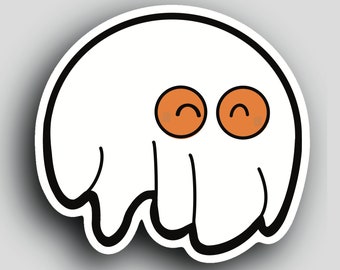 Ghost Dango | Halloween Themed Sticker | Kawaii Dango Themed Sticker | Premium Matte Vinyl