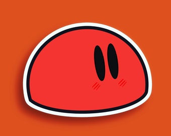 Odd Red Dango Sticker | Waterproof | Kawaii Stickers | Emotions |Premium Matte Sticker