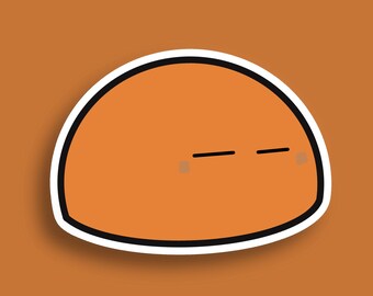Boring Brown Dango Sticker | Waterproof | Kawaii Stickers | Emotions |Premium Matte Sticker