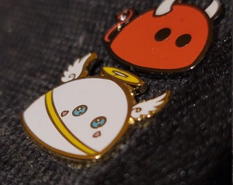 Angel & Devil Dango Set - Hard Enamel Pin
