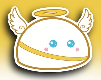 Angel Dango | Halloween Themed Sticker | Kawaii Dango Themed Sticker | Premium Matte Vinyl