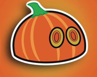 Pumpkin Dango | Halloween Themed Sticker | Kawaii Dango Themed Sticker | Premium Matte Vinyl