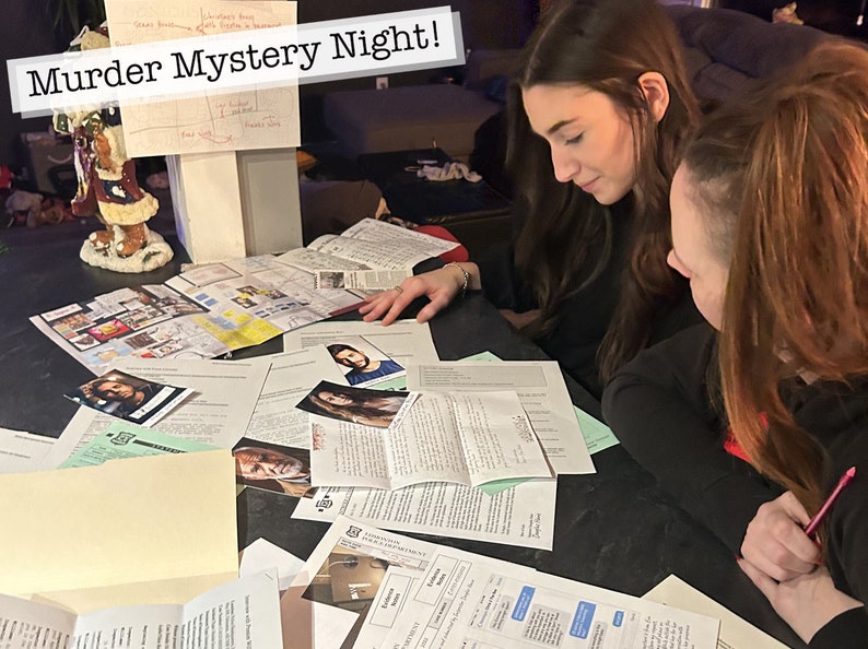 Murder Mystery Game True Crime Solving Escape Room Cold Case Whodunit Date Night Roleplay Unsolved Case Detective Murder Puzzle Board Game image 7