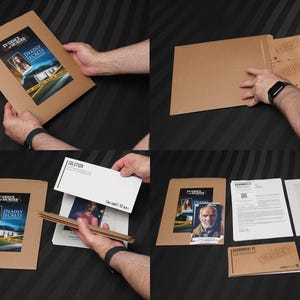 Puzzle mystery box crime solving game true crime puzzle escape room game cold case file
