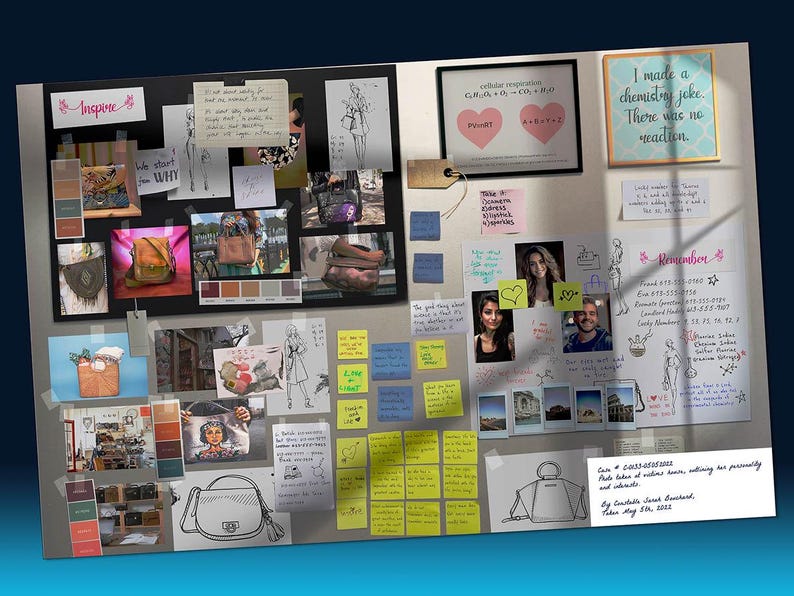 Kit de juego físico de misterio de asesinato sin resolver / Archivos y pruebas realistas de detectives de crímenes reales imagen 11