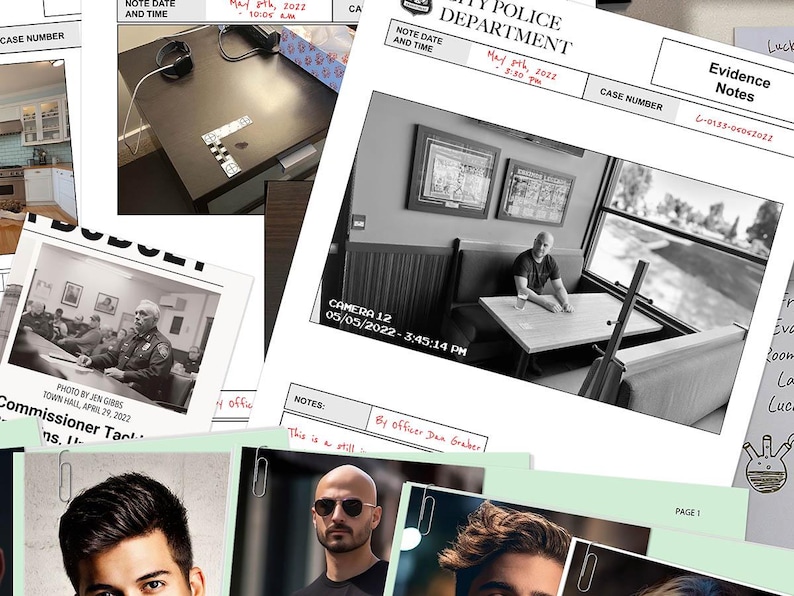 Unsolved mystery game crime solving game murder mystery game true crime puzzle game night