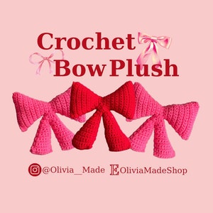 Crochet Bow Plush Pattern PDF