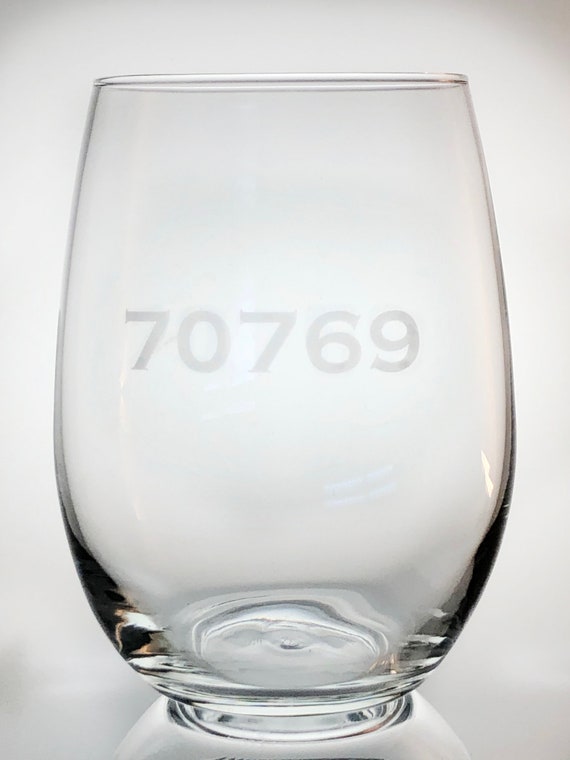 Personalized Etched Stemless Wine Glass Realtor Gift Housewarming Wedding  New