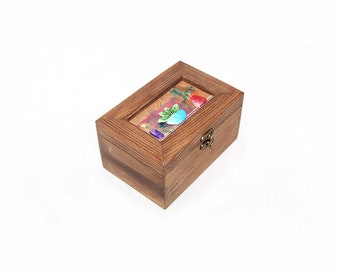 Wooden box, jewelry box, K2-383