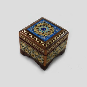 Inlaid box perfect khatam product, khatam kari wooden, jewelry box K2-139
