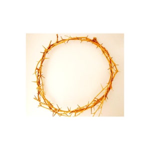 Jesus Crown of Thorns Hand Made in Jerusalem, Replica of Jesus's Thorn Crown, Thorn Wreath,