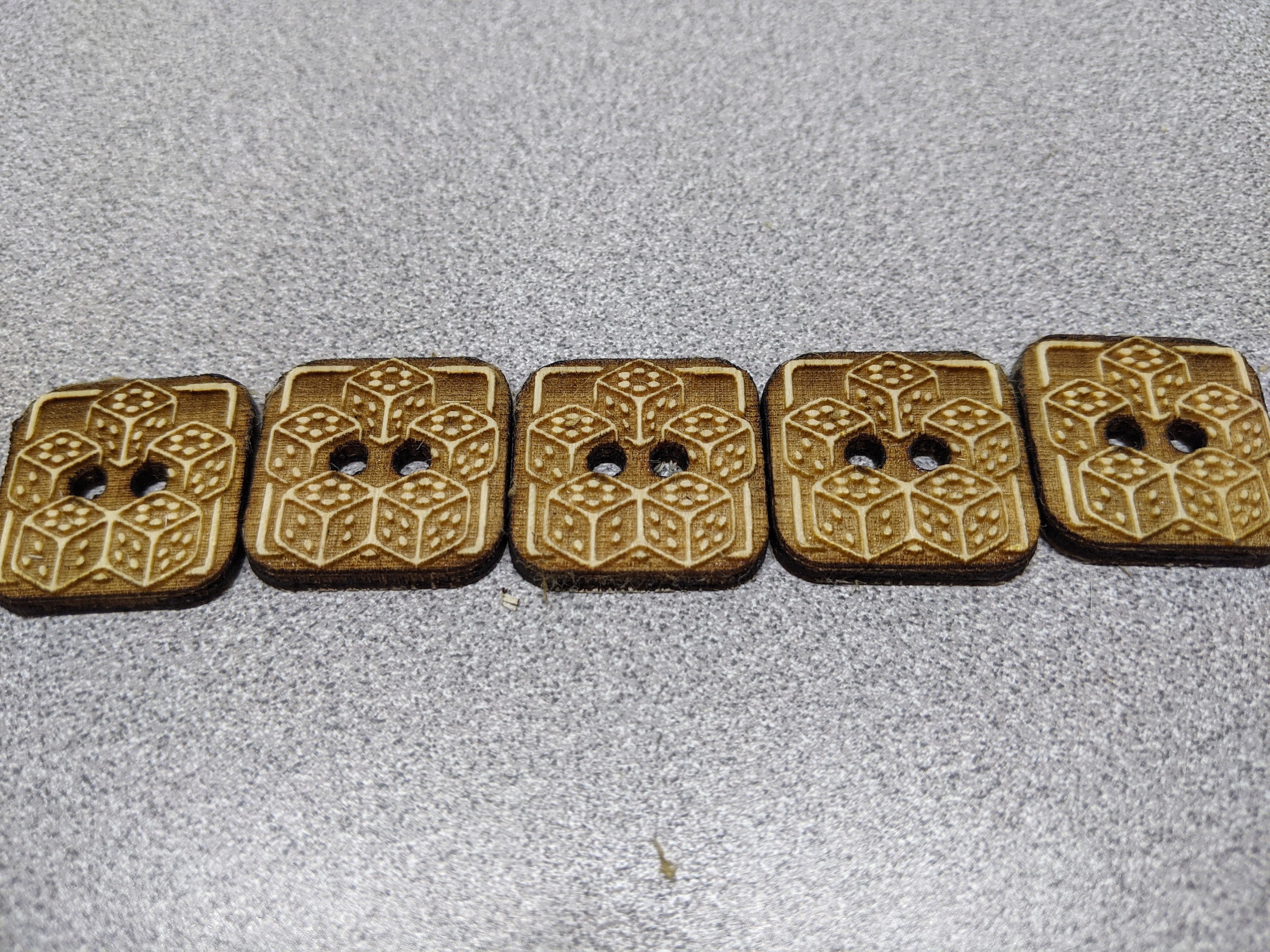 Wheel of time mat dice buttons 5 pack Etsy