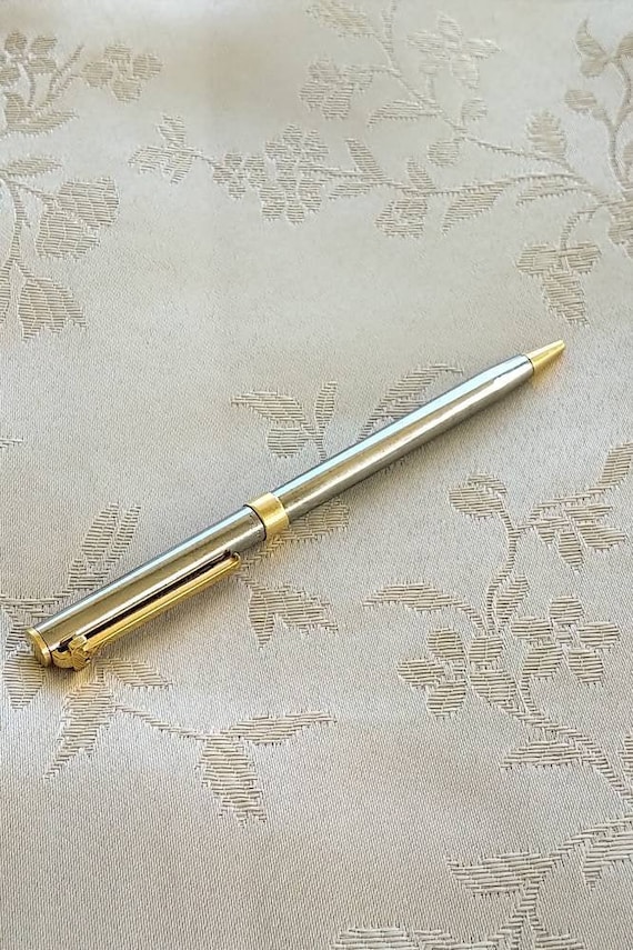 Vintage Tiffany and Company Roller Ball T-clip Pen Retractable