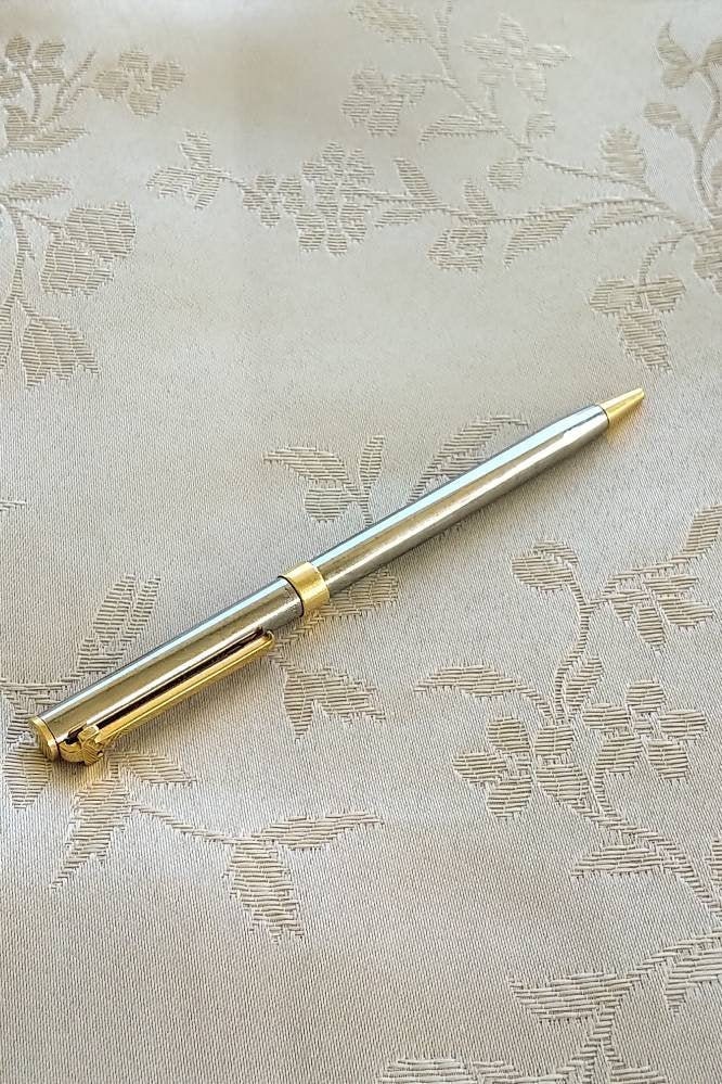 Vintage Tiffany and Company Roller Ball T-clip Pen Retractable