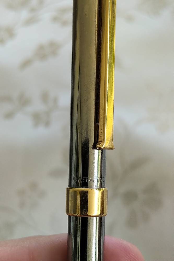 Vintage Tiffany and Company Roller Ball T-clip Pen Retractable