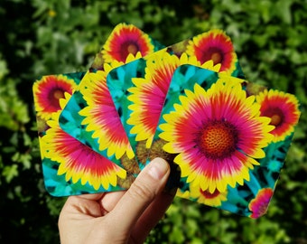 Arizona Sun Blanket Flower Coaster Set – Glossy Drinkware