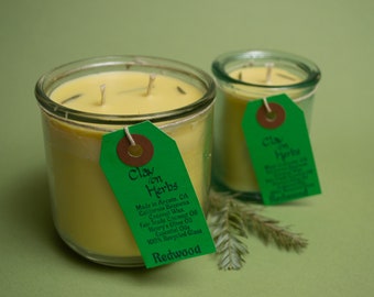 Redwood - Essential Oil Scented Beeswax Candle