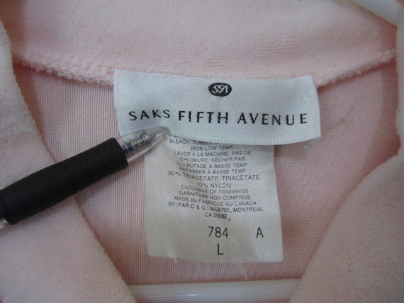 Vintage Saks Fifth Avenue Housecoat Robe - image 2