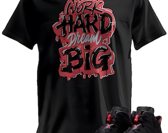 Camiseta personalizada con estampado de Jordan 6 Infrared Salesman