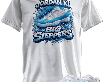 Camiseta estampada personalizada a juego con las Jordan 11 Low UNC