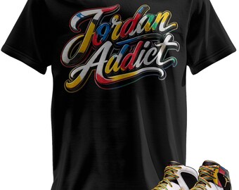 Custom Printed T-Shirt Matching Jordan 7 "Miro"