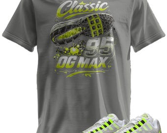 Camiseta personalizada con estampado a juego Max OG 95 Neon