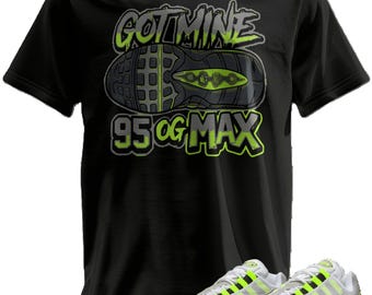 Camiseta personalizada con estampado a juego Max OG 95 Neon