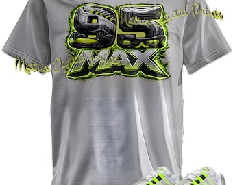 Camiseta personalizada con estampado a juego Max OG 95 Neon