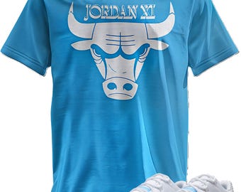Camiseta estampada personalizada a juego con las Jordan 11 Low UNC