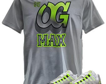 Camiseta personalizada con estampado a juego Max OG 95 Neon