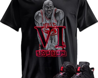 Camiseta personalizada con estampado de Jordan 6 Infrared Salesman