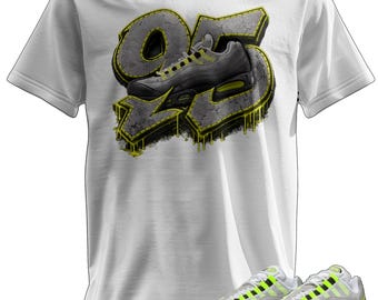 Custom Printed T-Shirt Matching Max OG 95 Neon
