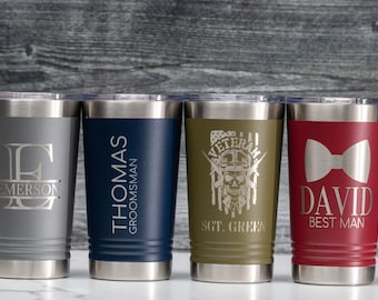 Custom Pint Tumbler for Him