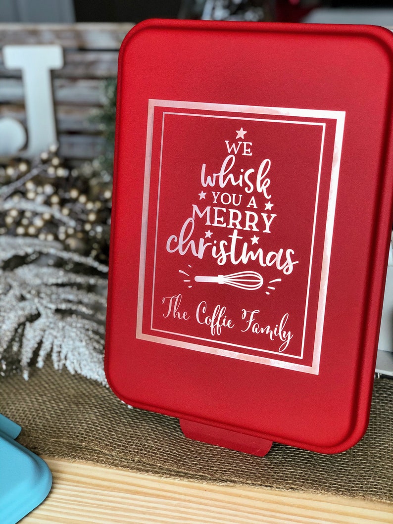 Custom Christmas Engraved Cake Pan Personalized Cake Pans Etsy