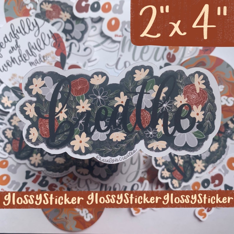 Breathe StickerGlossyDecal