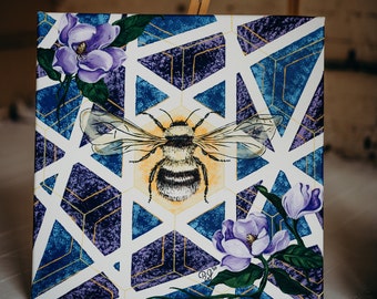 Geometric Bee - Giclee Prints