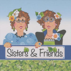 Jody Houghton Designs In Art Panel 6in Sisters Forever