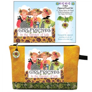 Jody Houghton Designs In Zippered Kit Girlfriends in the Garden of Life SETAP64