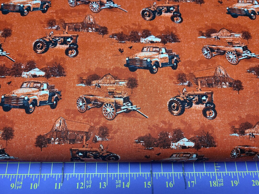 Henry Glass Holiday Homestead 1618 on Red Cotton Fabric - Etsy