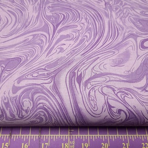 Marblecious Lilac Cotton Fabric Quilting Sewing Crafting
