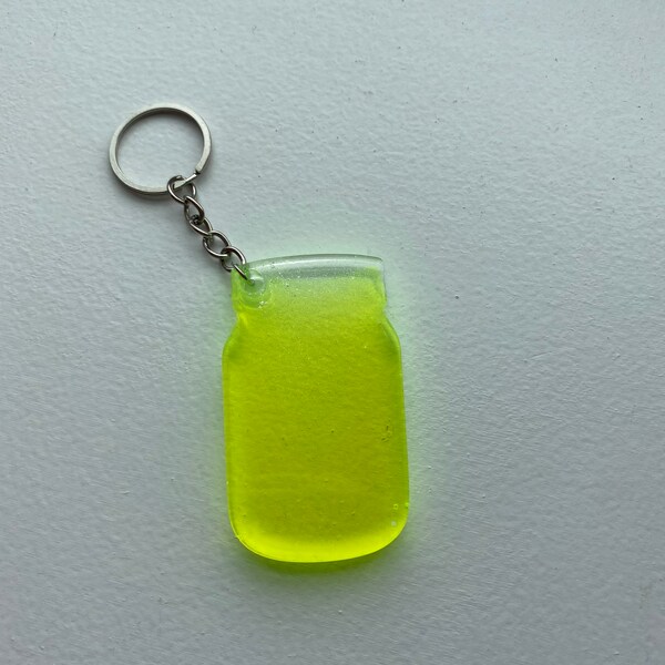 Mason Jar Keychain Etsy