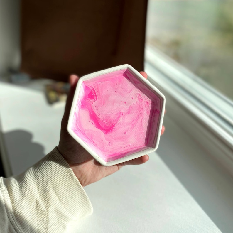 Hexagon Jewelry and Ring Dish
