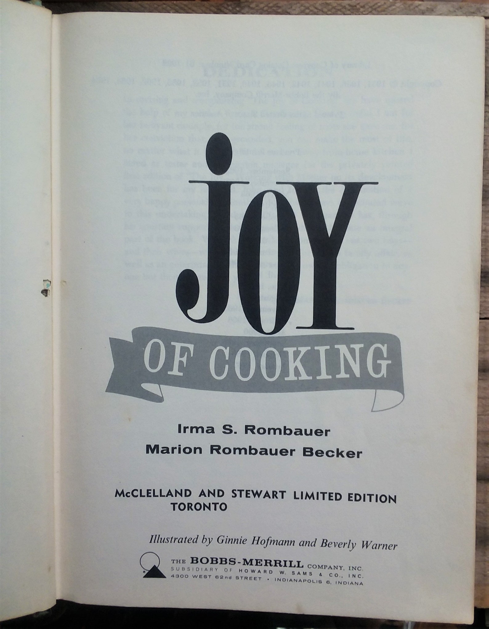 Vintage COOKBOOK the Joy of COOKING Limited Edition 1967 Etsy Sweden