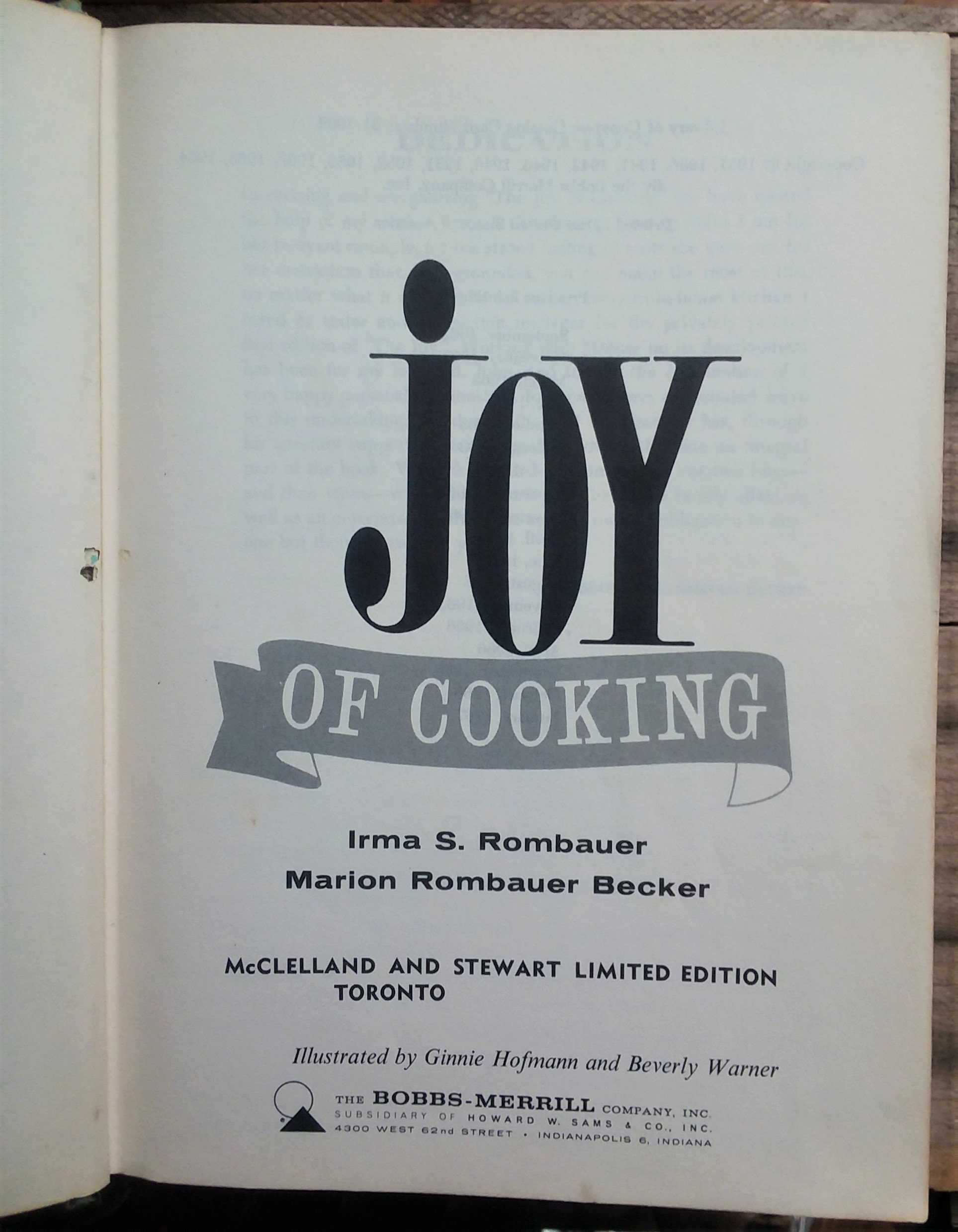 Vintage COOKBOOK the Joy of COOKING Limited Edition 1967 Etsy Sweden