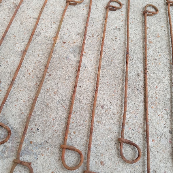 Vintage Metal RUSTY WIRES | Rusty CRAFT Wires | Metal Art Supply | Rustic Crafts | Arts & Crafts | Steampunk | Craft Supplies | ChocolatFlea