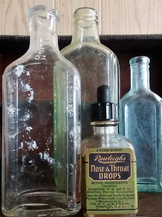 SALE Antique Medicine Bottles Apothecary Bottles Etsy