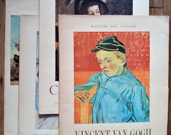 Rare 1950s Italian Art Books: Maestri Del Colore Prints