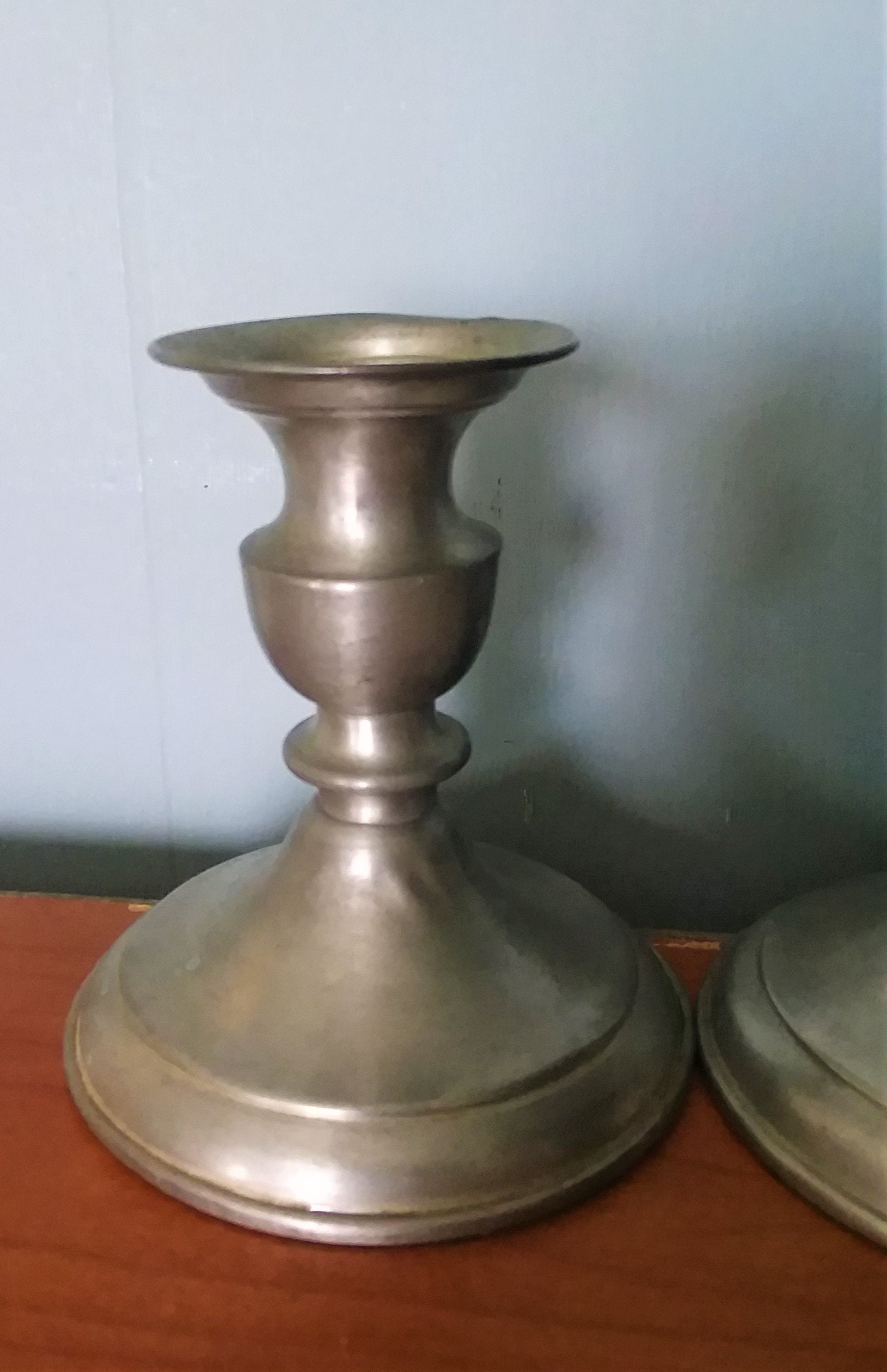 Vintage LEONARD Genuine PEWTER Candle Holders Made in Etsy