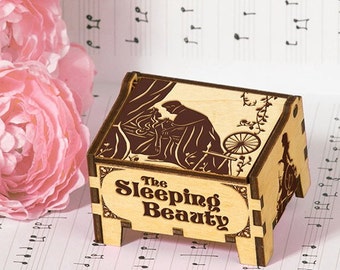 Sleeping beauty music box, Disney music box, WindUp, Music box, Sleeping beauty music box, Automatic mechanism